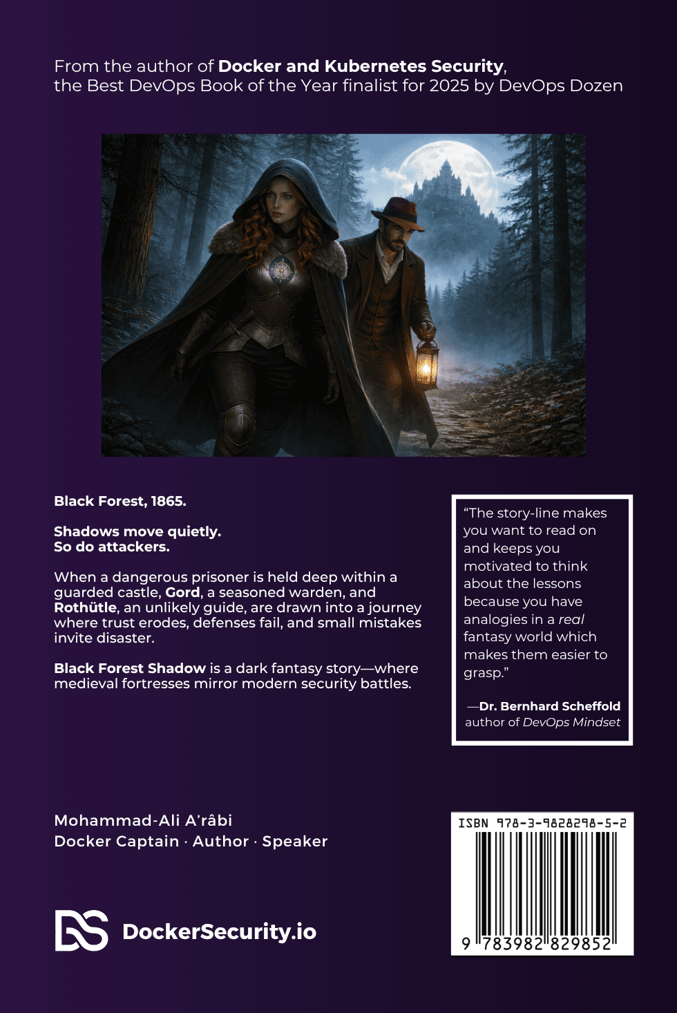 Black Forest Shadow book cover — back cover