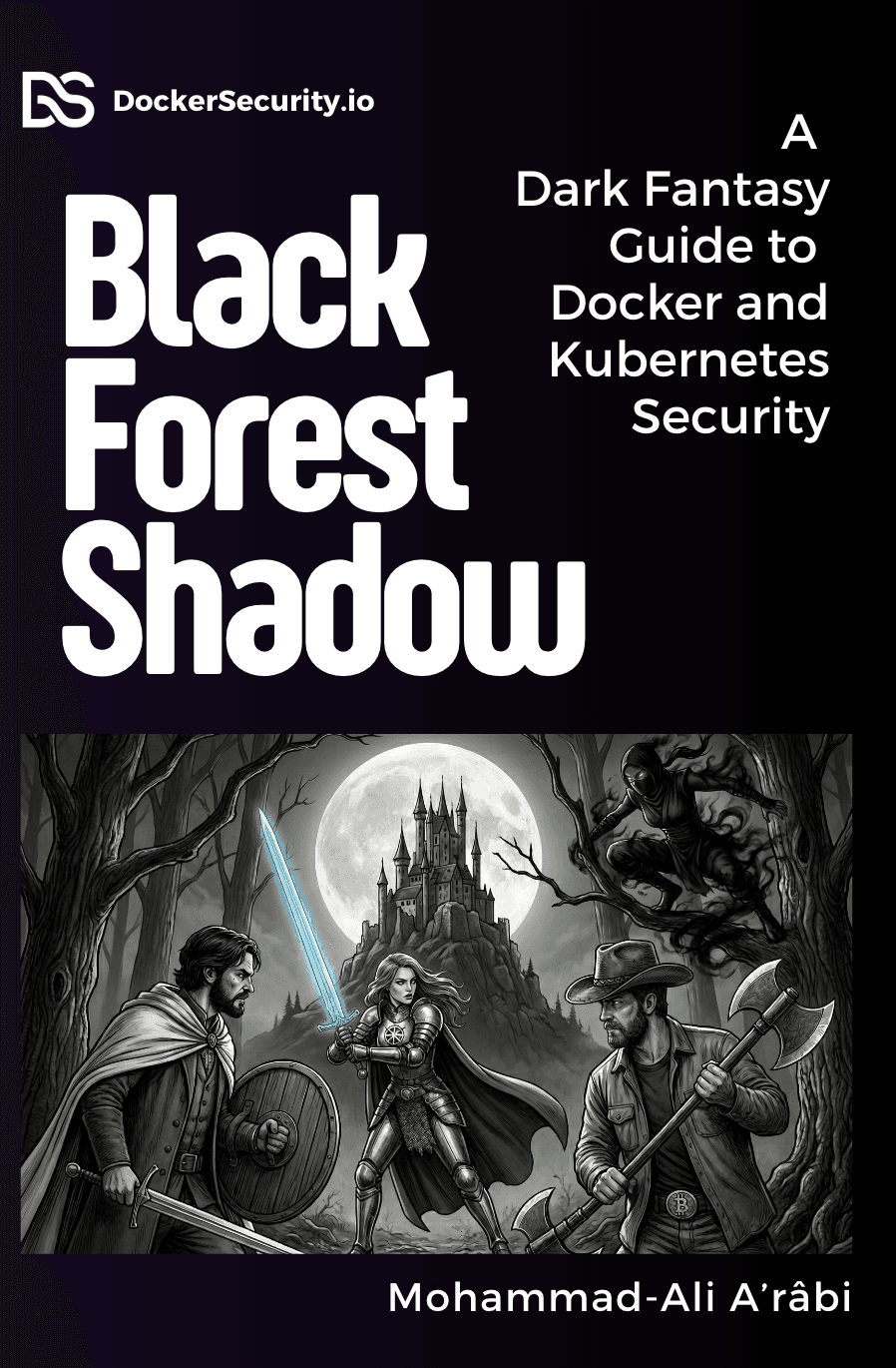 Black Forest Shadow: A Dark Fantasy Guide to Docker and Kubernetes Security book cover