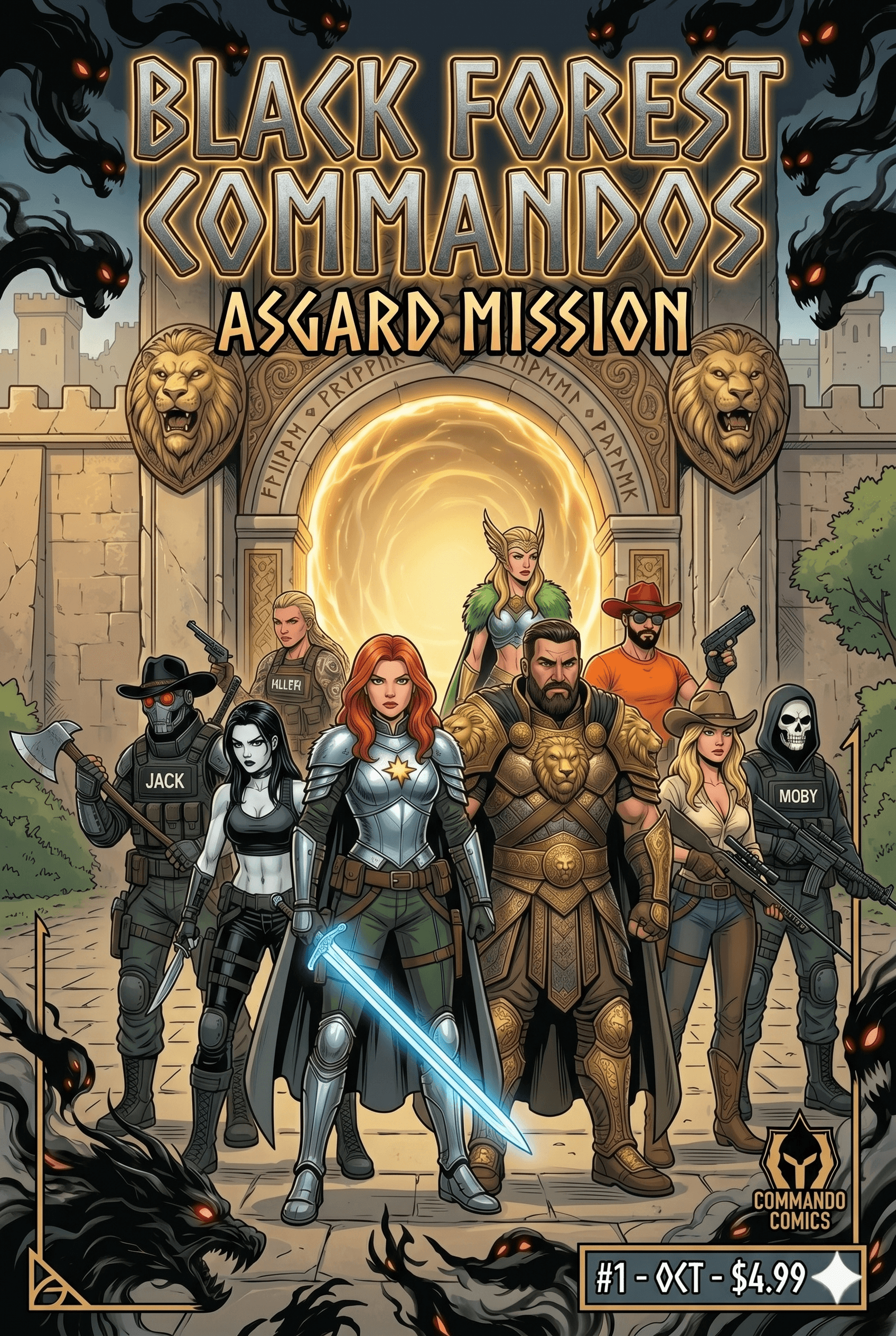 Black Forest Commandos: Asgard Mission (Comic)