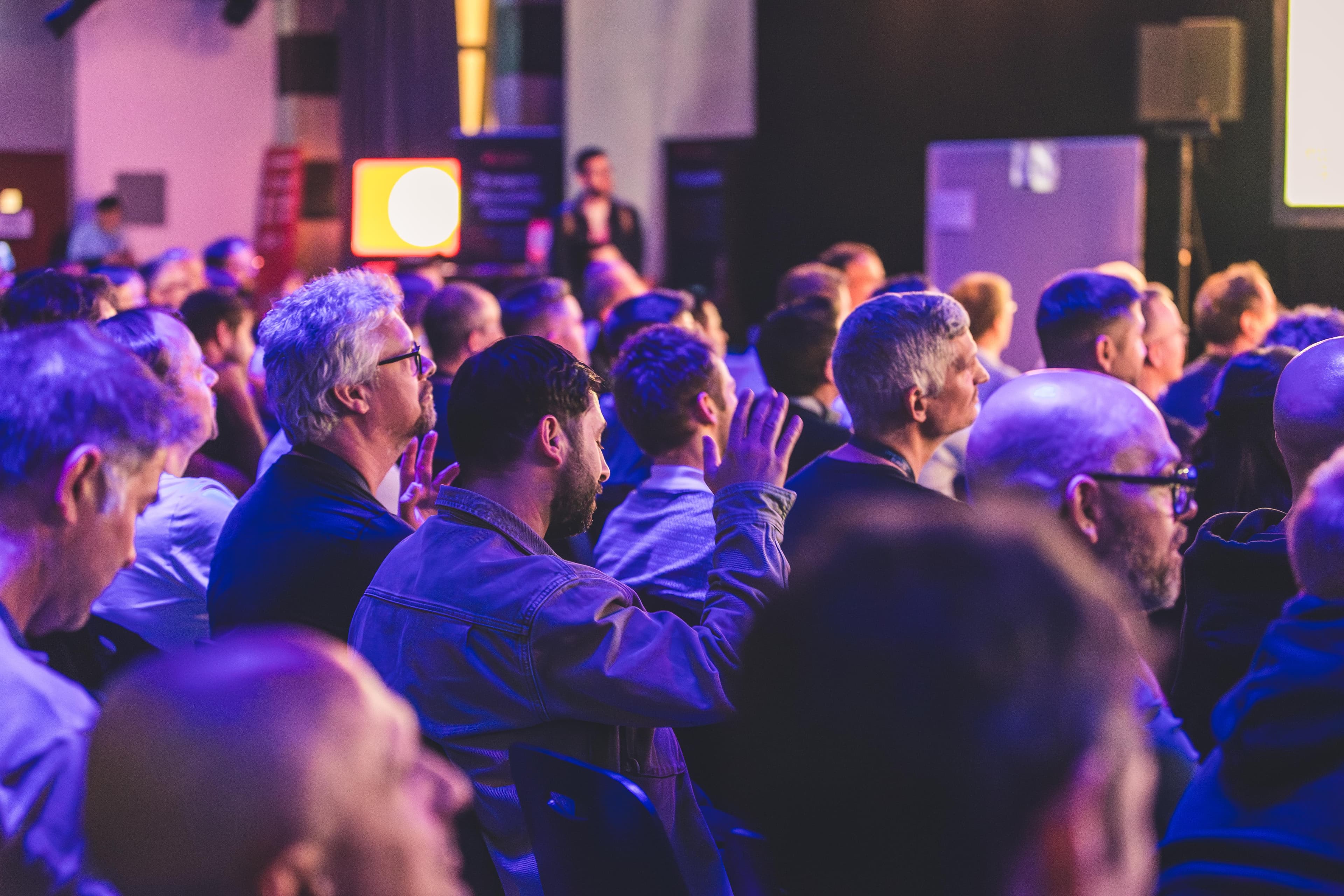 Audience attending the Beyond SBOMs talk at DevOpsDays Zurich 2026.