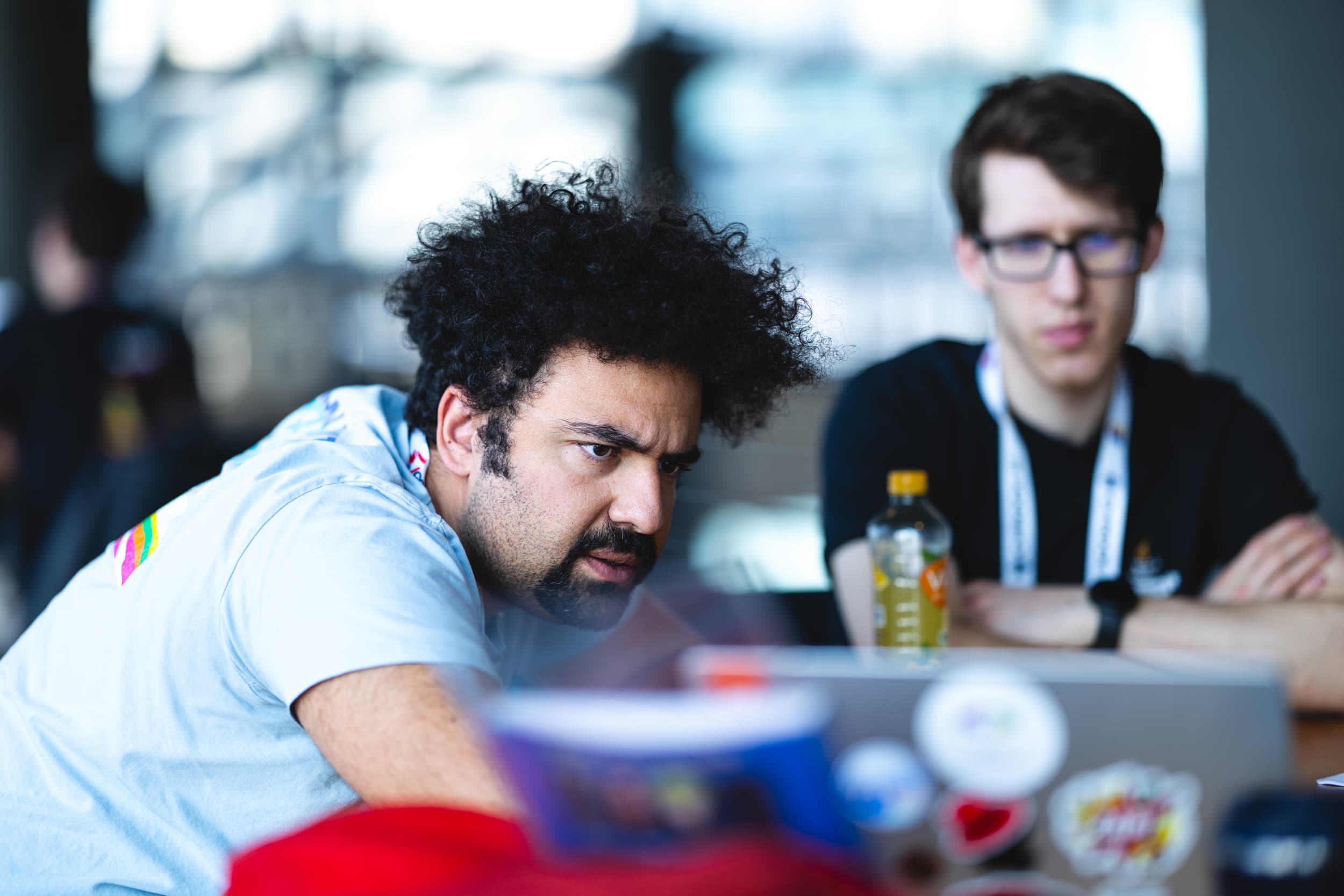 Mentoring about container security at the JCON Europe mentorship hub.