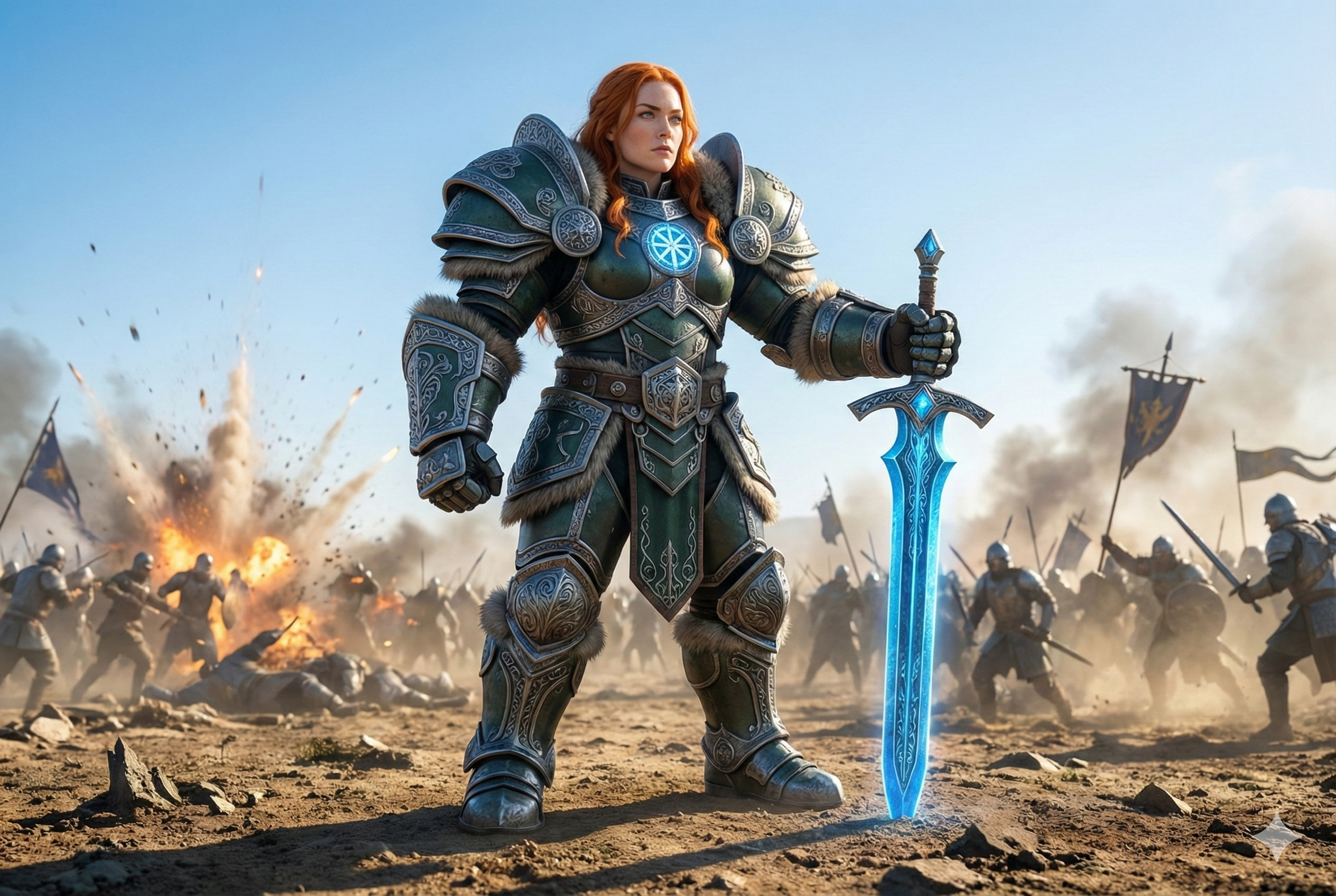 You might think a hardened warrior is someone in heavy armor