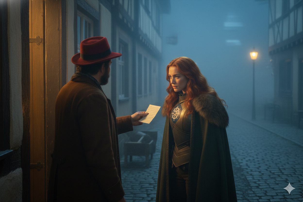 Rothütle finds a typed letter on his doorstep
